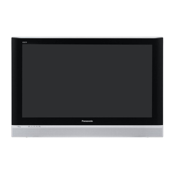 Panasonic TH-37PA60E Bedienungsanleitung