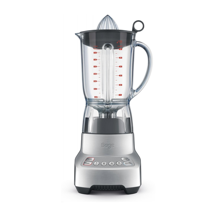Sage Kinetix Twist BBL405 Kurzanleitung