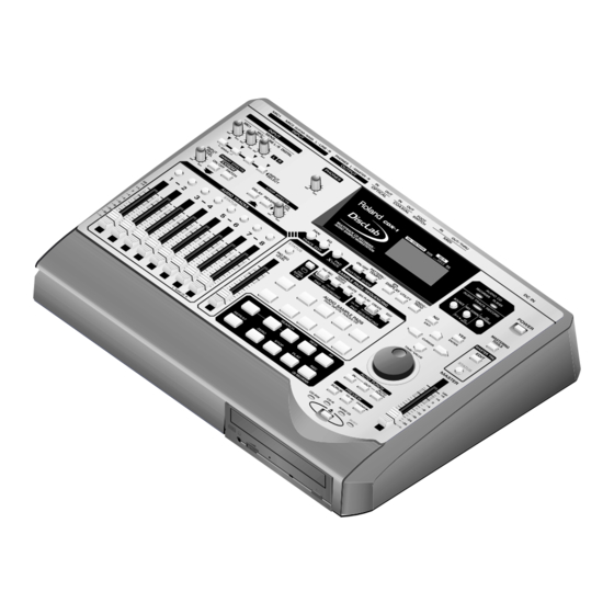Roland DiscLab CDX-1 Referenz-Anleitung