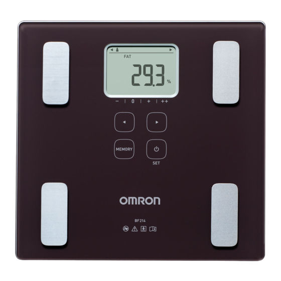 Omron BF214 Gebrauchsanweisung