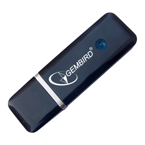 Gembird NICW-U4 Benutzerhandbuch