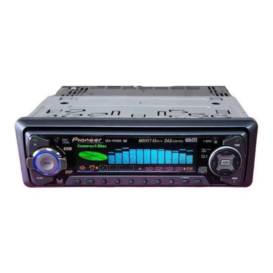 Pioneer GEX-P700DAB Bedienungsanleitung
