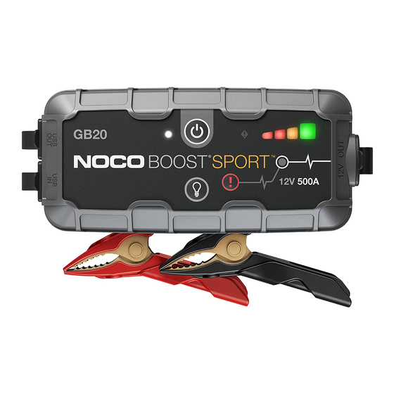 NOCO Genius GB20 Bedienungsanleitung