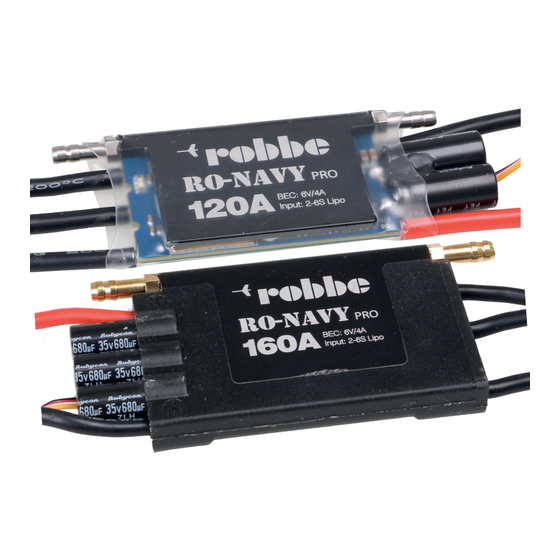 ROBBE RO-Control NAVY Pro Serie Bedienungsanleitung