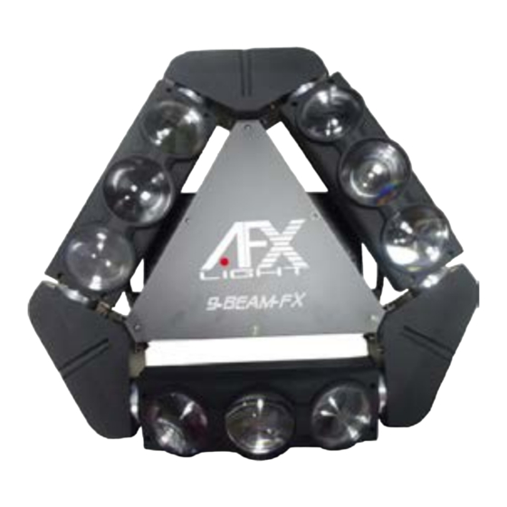 afx light 9BEAM-FX Bedienungsanleitung