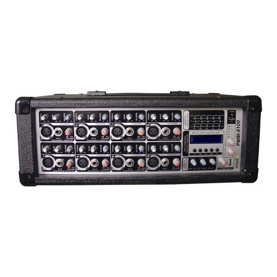 Ibiza sound PMM 8100 Bedienungsanleitung