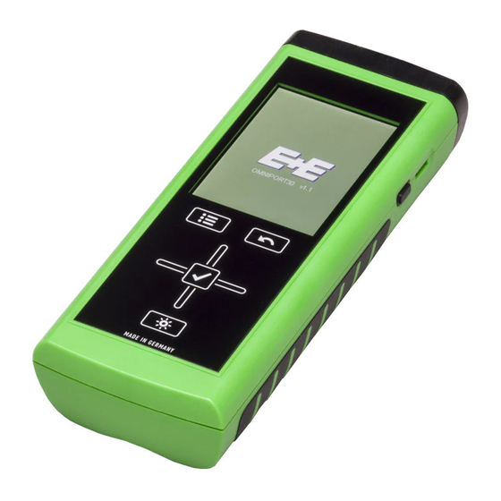 E+E Elektronik OMNIPORT 30 Bedienungsanleitung
