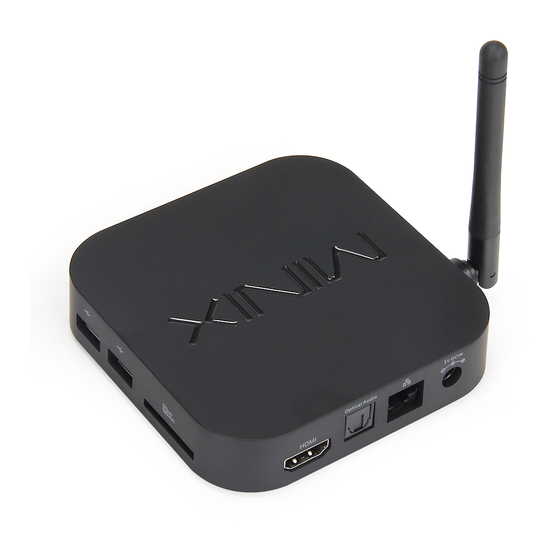 Minix NEO X7 Installationshandbuch