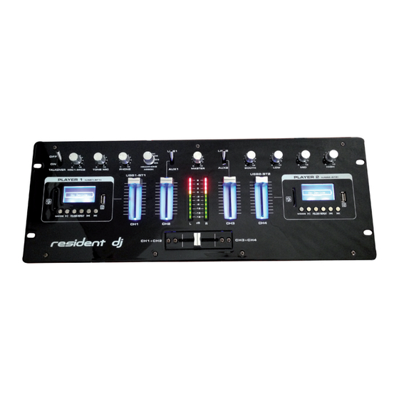 resident dj 10028788 Bedienungsanleitung
