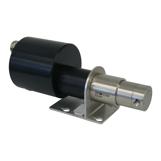 HNP Mikrosysteme mzr-7208 Betriebsanleitung
