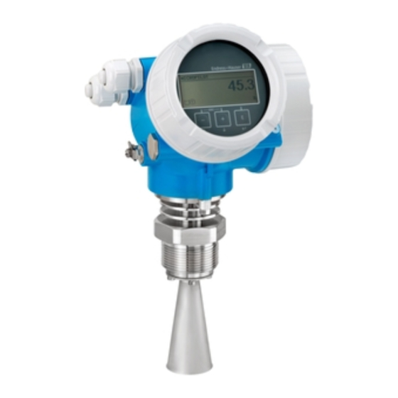 Endress+Hauser Micropilot FMR51 HART Kurzanleitung