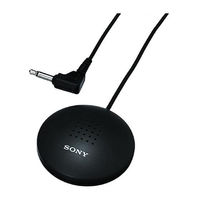 Sony ECM-F8 Bedienungsanleitung