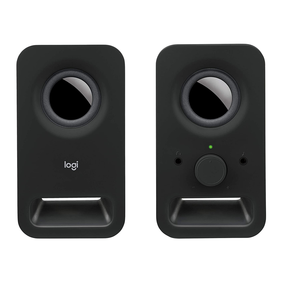 Logitech Z150 CLEAR STEREO SOUND Installationsanleitung