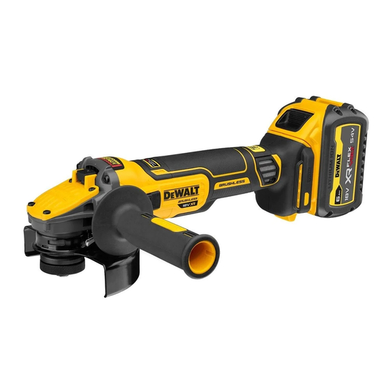DeWalt XR LI-ION DCG409 Originalanweisung