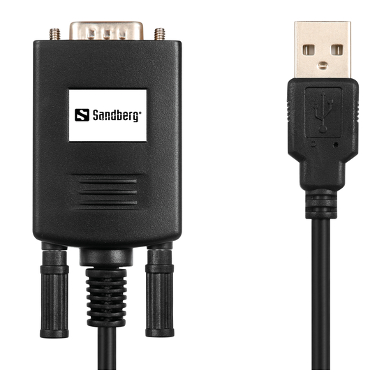 Sandberg USB to Serial Link Bedienungsanleitung