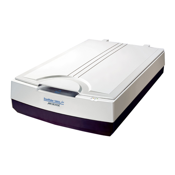 Microtek ScanMaker 1000XL Erste Schritte