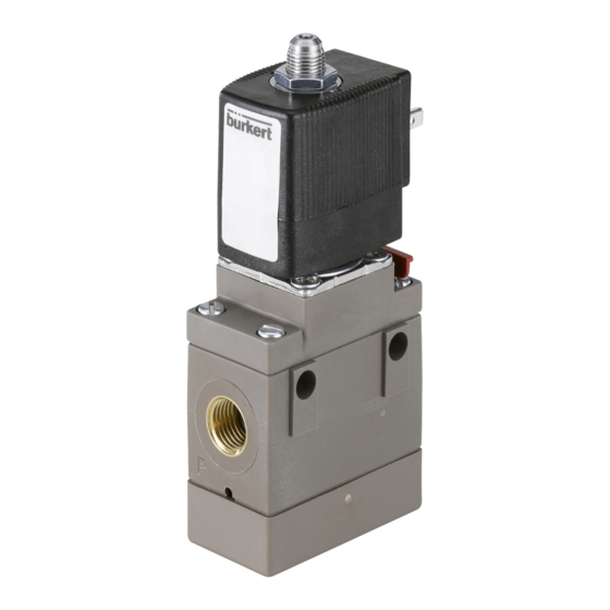 bürkert 5411 Betriebsanleitung