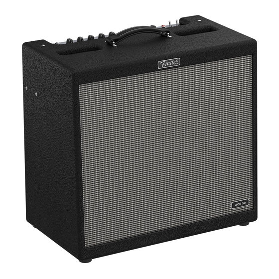 Fender ACB 50 Bedienungshandbuch