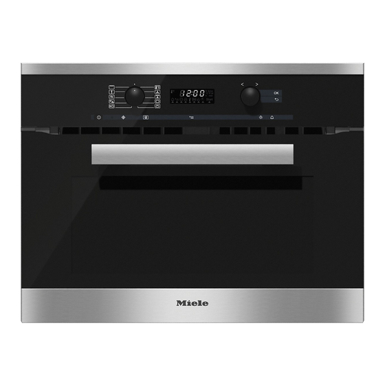 Miele H6100B Gebrauchsanweisung Und Montageanweisung
