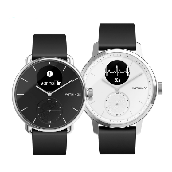 Withings Hybrid Smartwatch Bedienungsanleitung