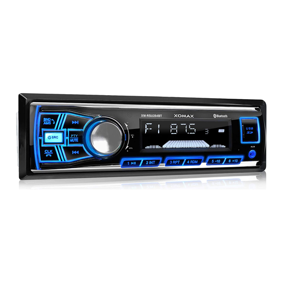 Xomax XM-RSU254BT Bedienungsanleitung