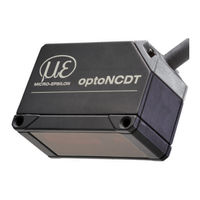 MICRO-EPSILON ILD 1320-100 Betriebsanleitung