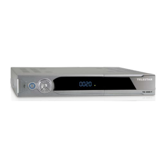 Telestar TD 2000 T Bedienungsanleitung