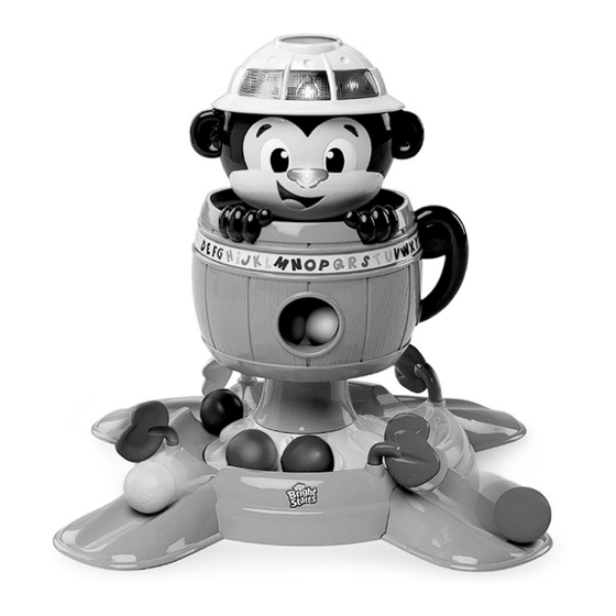 Bright Starts Having a Ball Hide ‘n Spin Monkey Bedienungsanleitung