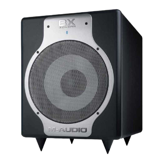 M-Audio BX Benutzerhandbuch