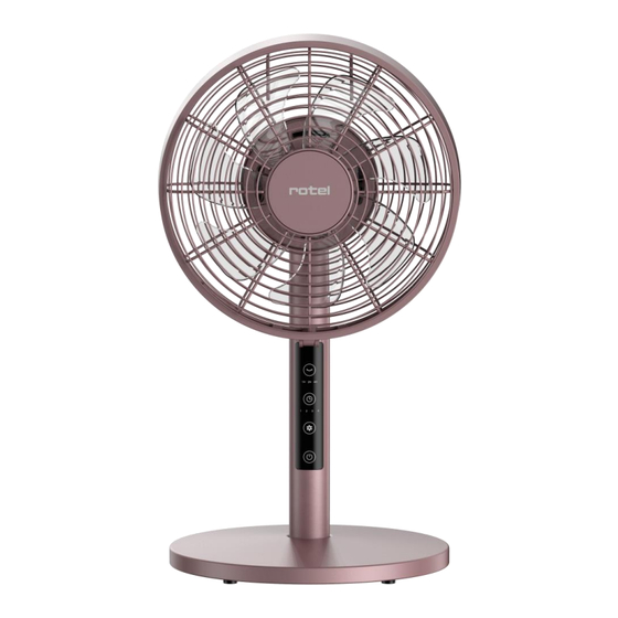 Rotel OSCILLATINGTABLEFAN7575CH Gebrauchsanweisung