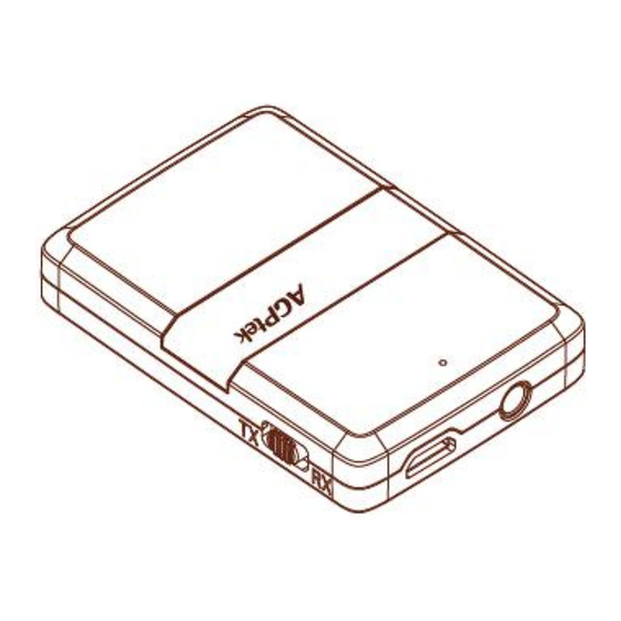 AGPtek WBA03B Bedienungsanleitung