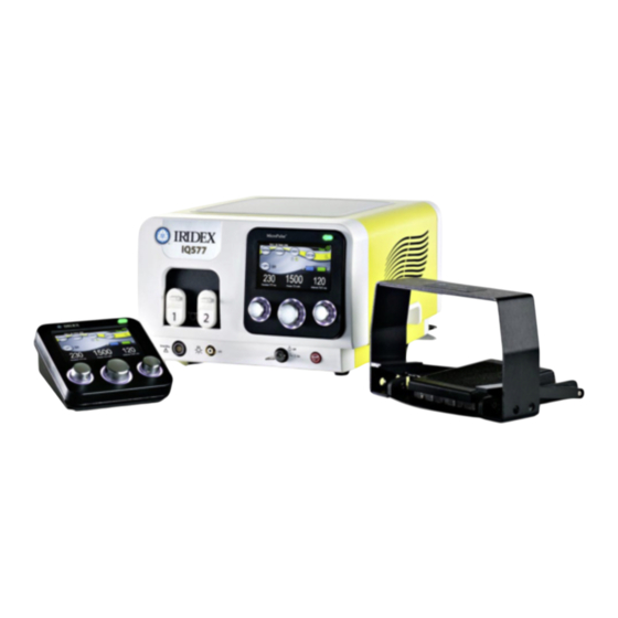 IRIDEX IQ 577 Gebrauchsanweisung