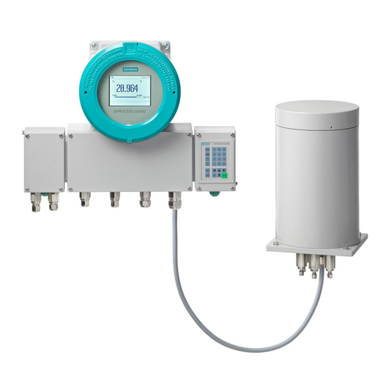 Siemens SIPROCESS GA700 Bedienungsanleitung