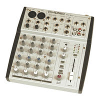 Phonic MU502 Bedienungsanleitung