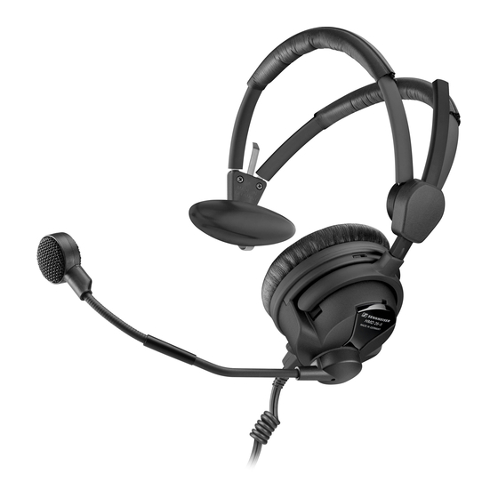Sennheiser HMD 26-II Bedienungsanleitung