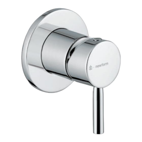 Newform BLINK 70828E Bedienungsanleitung