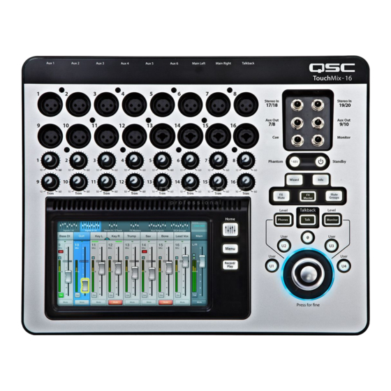 QSC TouchMix-16 Anwendungsleitfaden
