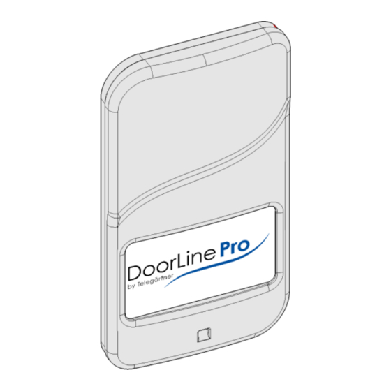 Telegärtner DoorLine Pro DP-100 Montage- Und Bedienungsanleitung