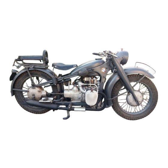 BMW R12 Gerätebeschreibung Und Bedienungsanweisung