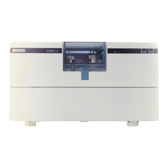 Sirona CEREC 3 Gebrauchsanweisung