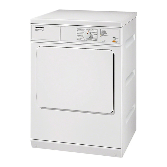 Miele T 8302 Gebrauchsanweisung