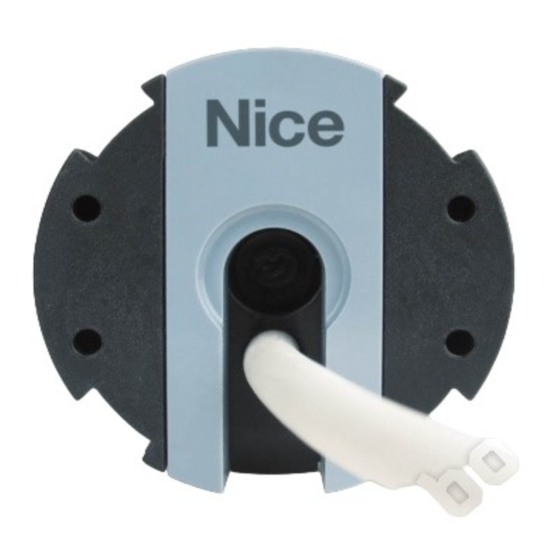 Nice Max Anweisungen Und Hinweise Für Die Installation Und Die Bedienung