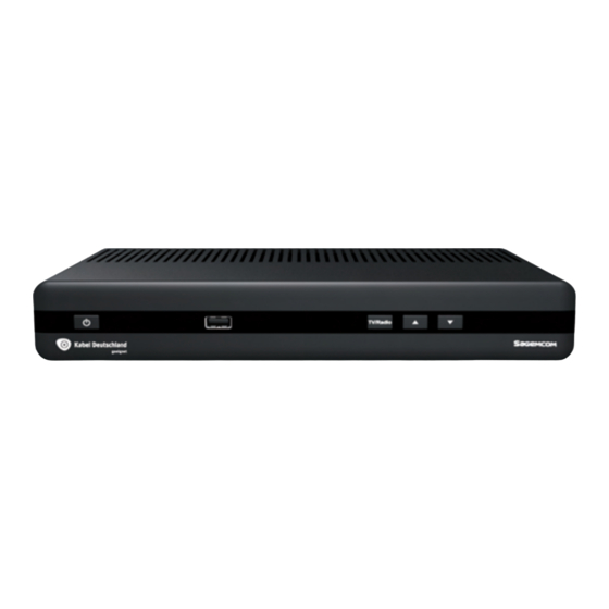 SAGEMCOM DCI85HD KD Kurzeinführung