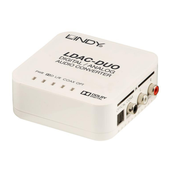 Lindy 70401 Benutzerhandbuch