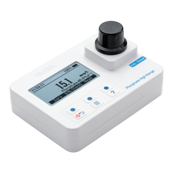 Hanna Instruments HI97717 Bedienungsanleitung