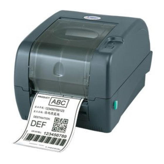 TSC TTP-247 Schnellinstallationsanleitung