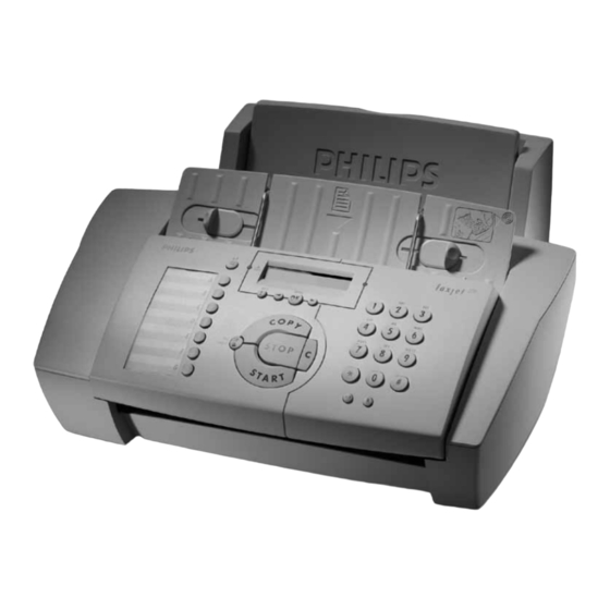 Philips faxjet 320 Handbücher