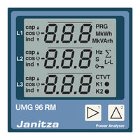 Janitza UMG 96 RM Betriebsanleitung Und Technische Daten