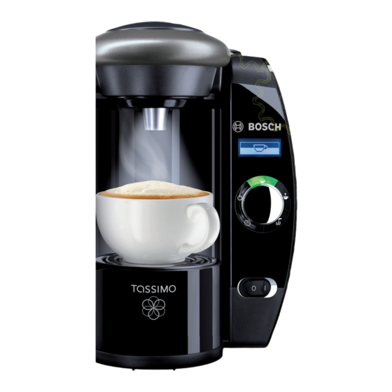 Bosch TASSIMO Fidelia+ TAS 65xxGB/CH Series Gebrauchsanleitung