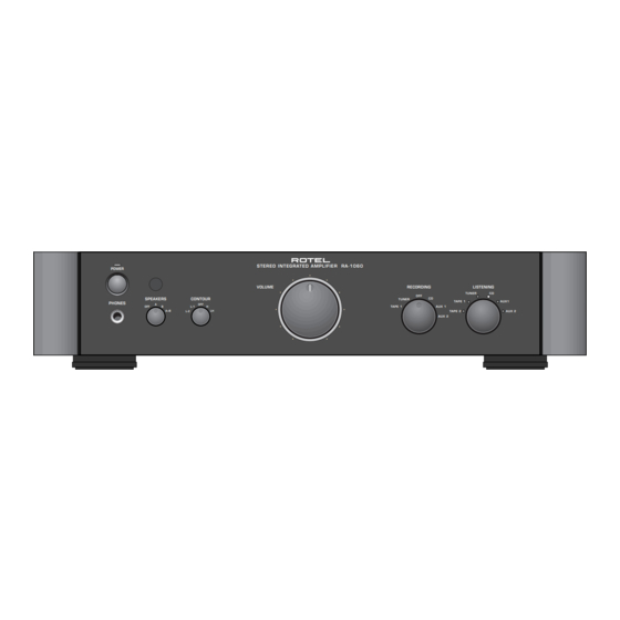 Rotel RA-1060 Bedienungsanleitung